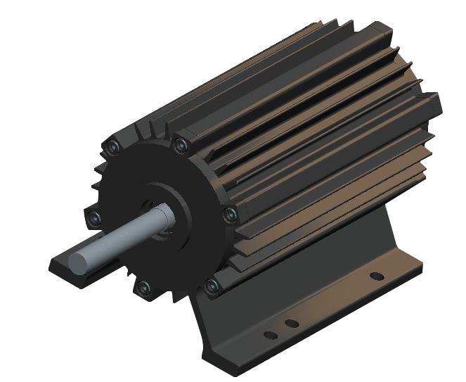 Motori per ventilatori industriali per carichi pesanti BL130 da 130 mm di diametro Motore 230 V CA 2 kW